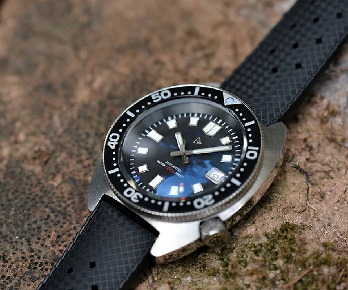 Rdunae Retangula Slim Turtle 6105-8000 Dive Watch