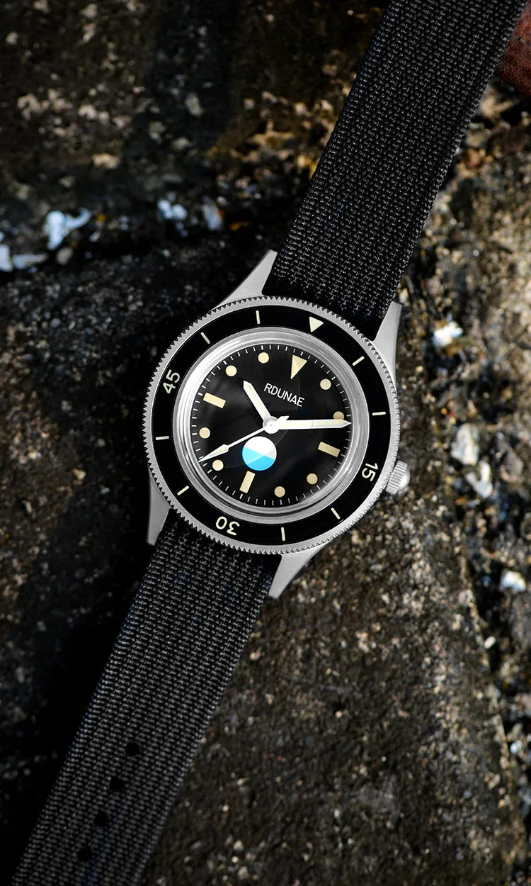 Rdunae Vintage 50-Fathoms Dive Watch