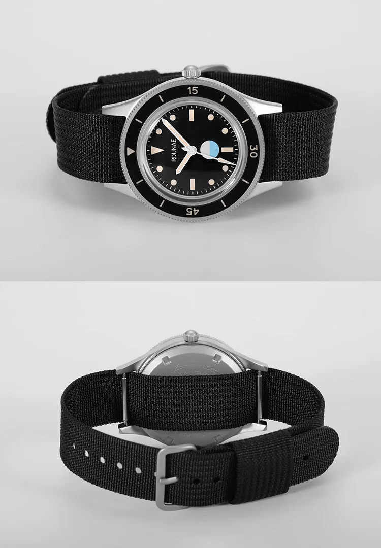 Rdunae Vintage 50-Fathoms Dive Watch