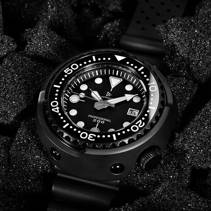 Retangula Rdunae Emperor Tuna Diver Watch