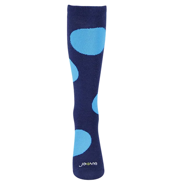 Rich Merino Wool Everyday Compression Socks (15-20mmHg) - Jumbo Dots