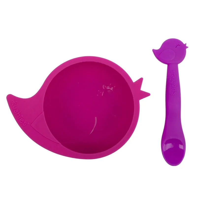 Silibowl & Spoon Set | Bird