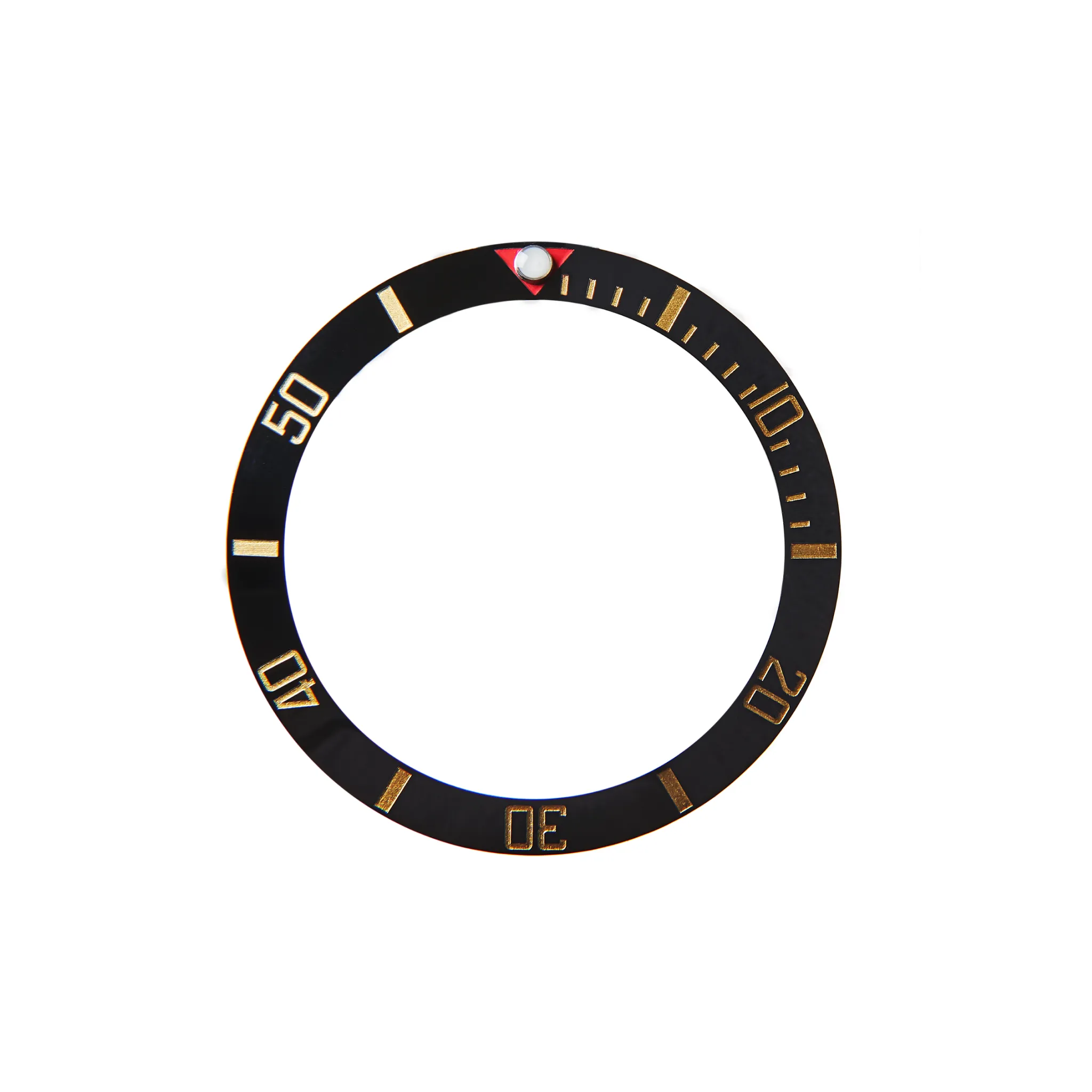 SKX007/SRPD Ceramic Bezel Insert: BB58 style Black/Gold