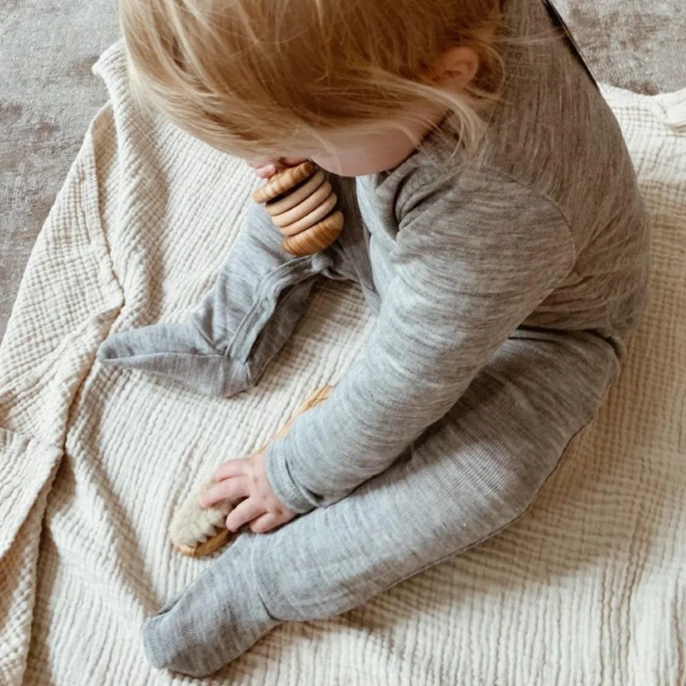 Sleep suit - wool & silk