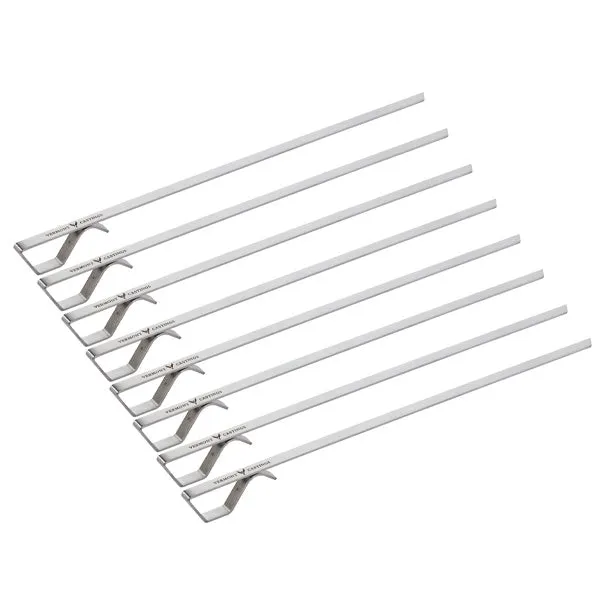 Stainless Steel BBQ Skewers, 8-pc