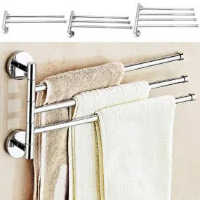 Stainless Steel Towel Shelf Wall-Mounted Bathroom Holder Adhesive Force Bathroom Shelf Pendant Toilet Roll Paper Hanging