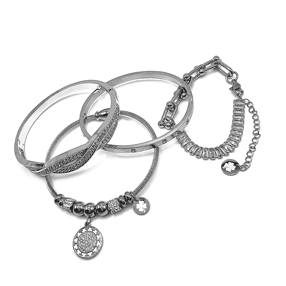 Stars Bangle Bracelet