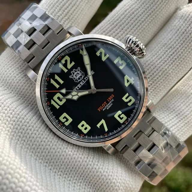 STEELDIVE SD1903 Big Pilot Watch