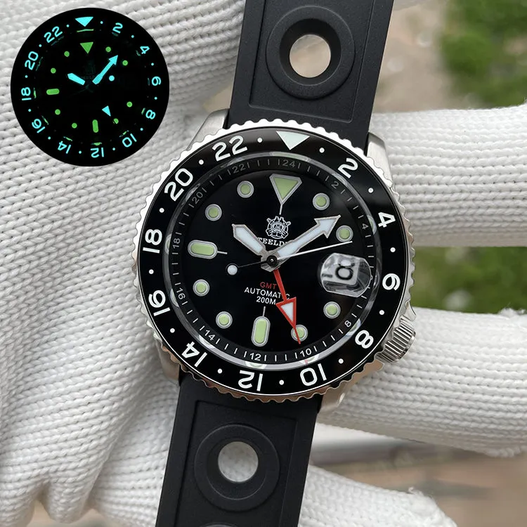 Steeldive SD1994 SKX007 NH34 GMT Watch