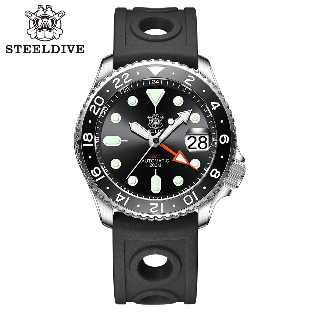 Steeldive SD1994 SKX007 NH34 GMT Watch