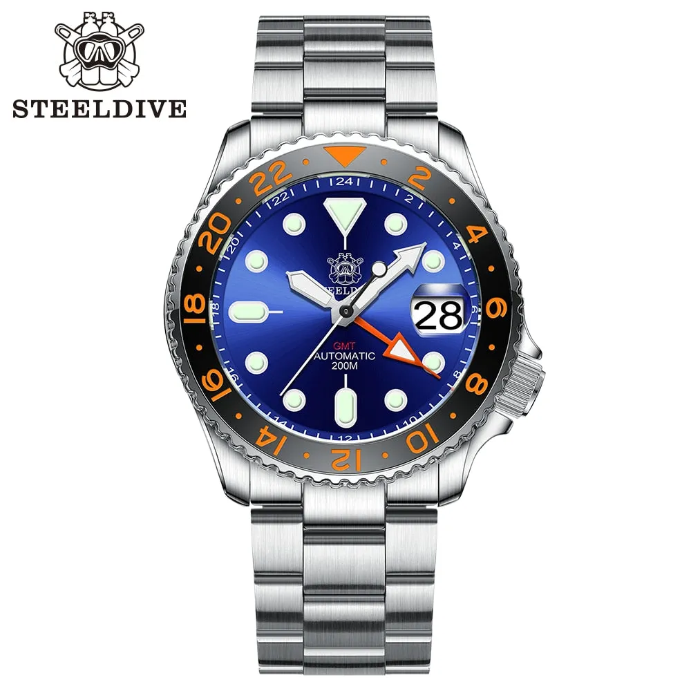 Steeldive SD1994 SKX007 NH34 GMT Watch