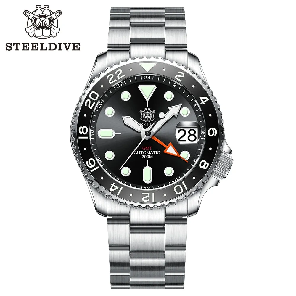 Steeldive SD1994 SKX007 NH34 GMT Watch