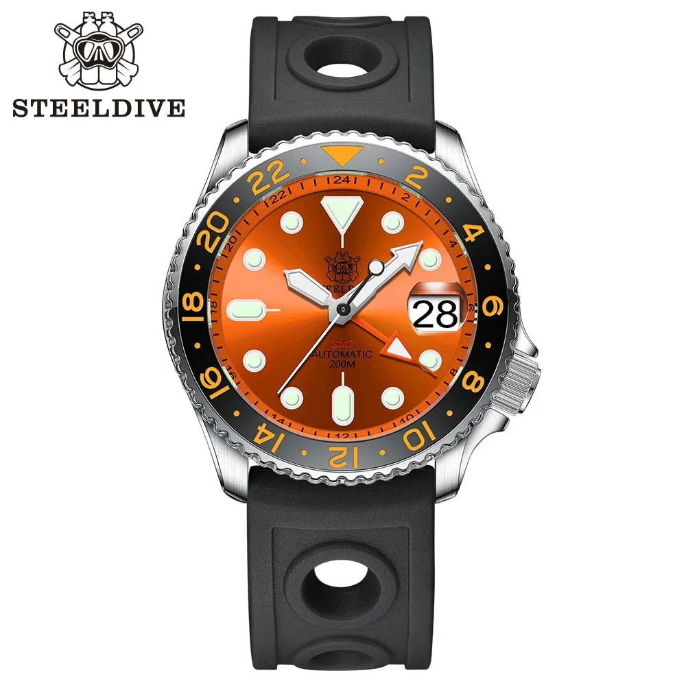 Steeldive SD1994 SKX007 NH34 GMT Watch