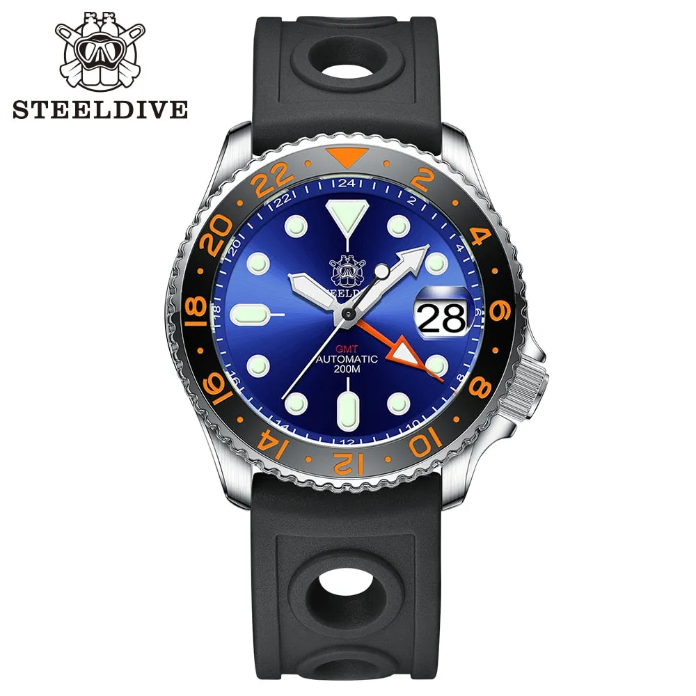 Steeldive SD1994 SKX007 NH34 GMT Watch