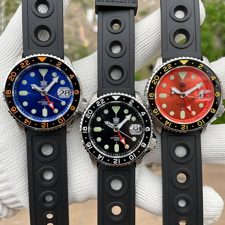 Steeldive SD1994 SKX007 NH34 GMT Watch