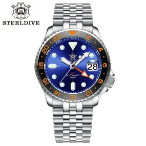 Steeldive SD1994 SKX007 NH34 GMT Watch