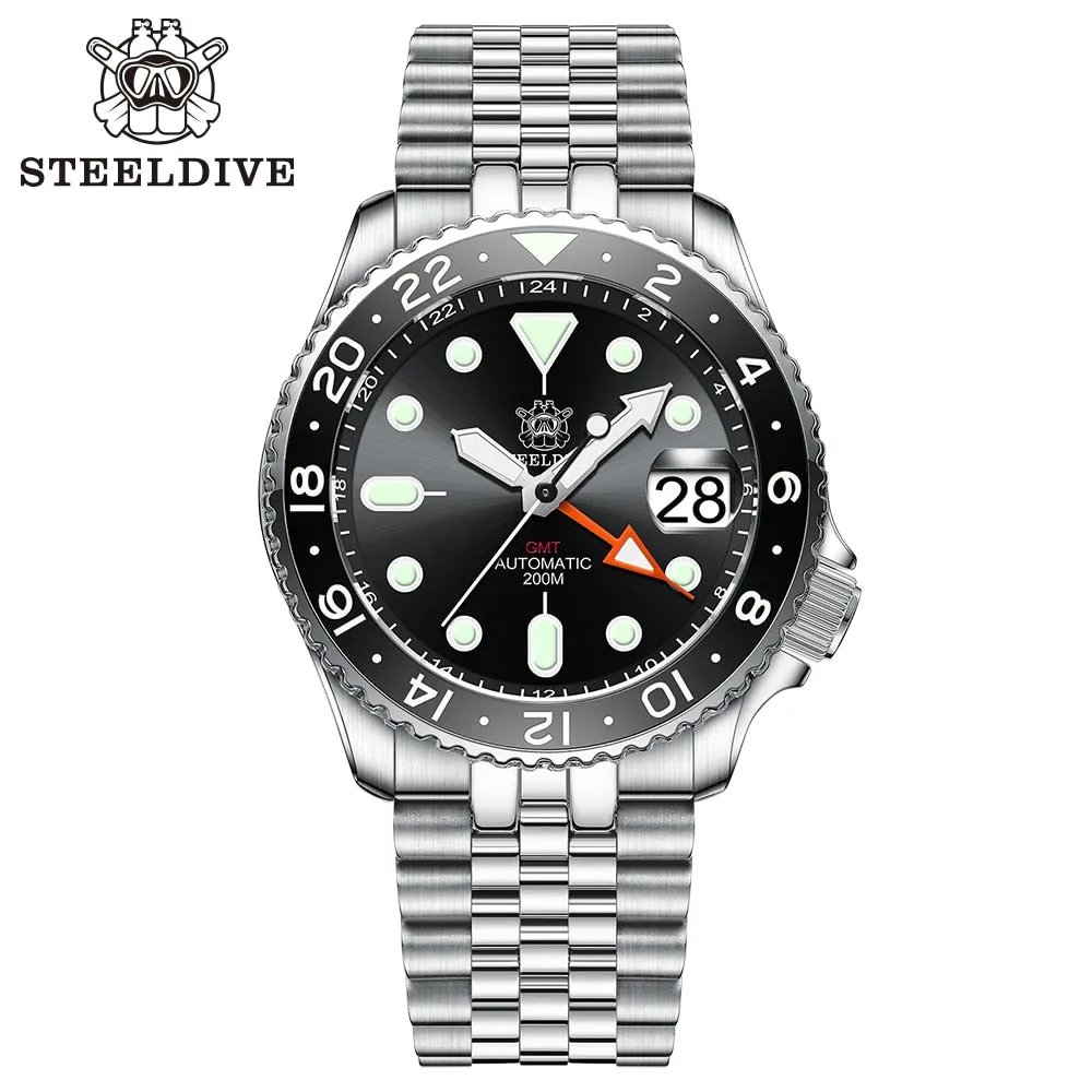 Steeldive SD1994 SKX007 NH34 GMT Watch