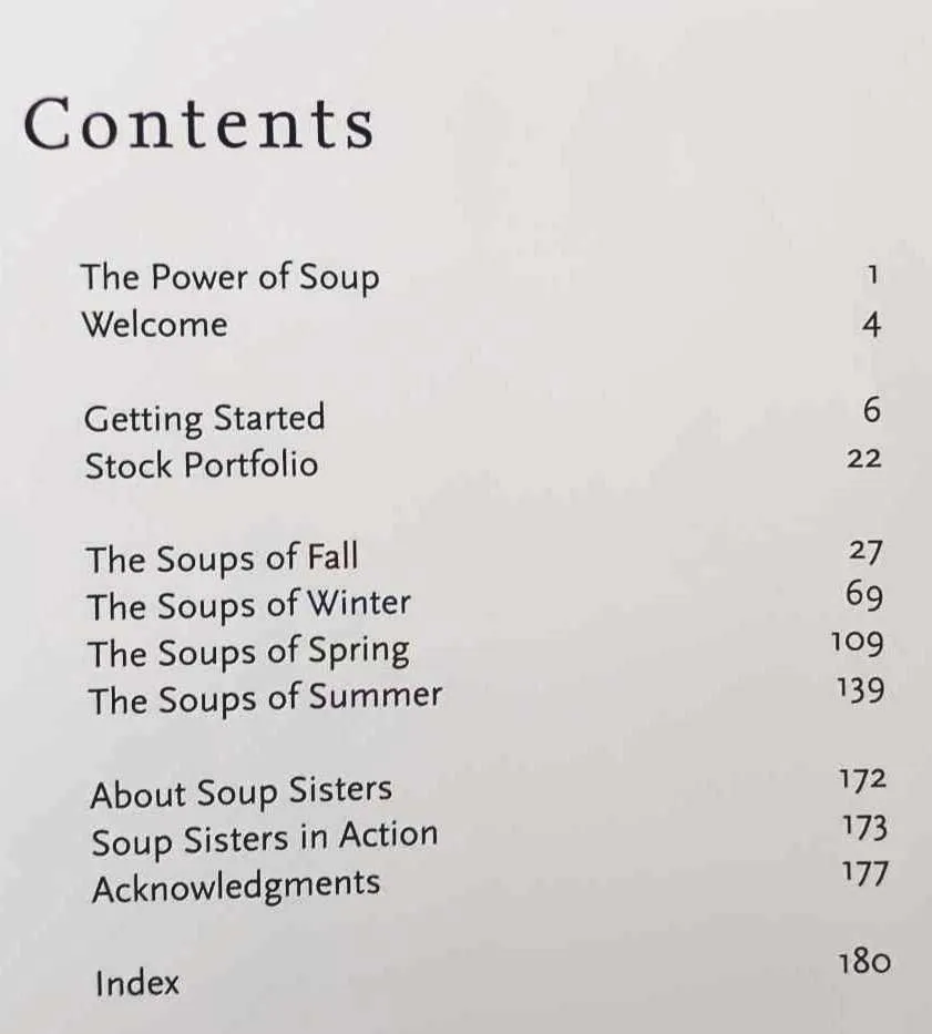 THE SOUP SISTERS COOKBOOK - Sharon Hapton, Pierre A. Lamielle