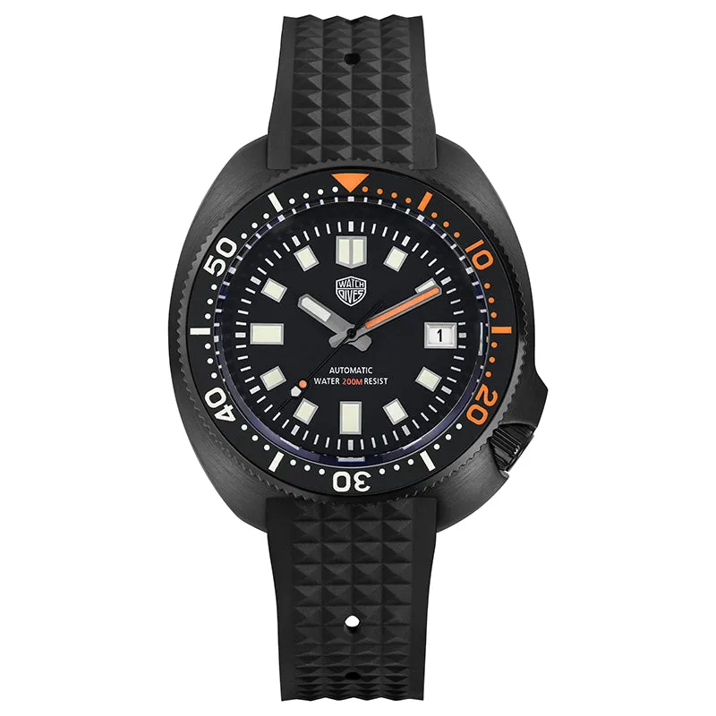 Watchdives PVD WD6105 Turtle Diver Watch