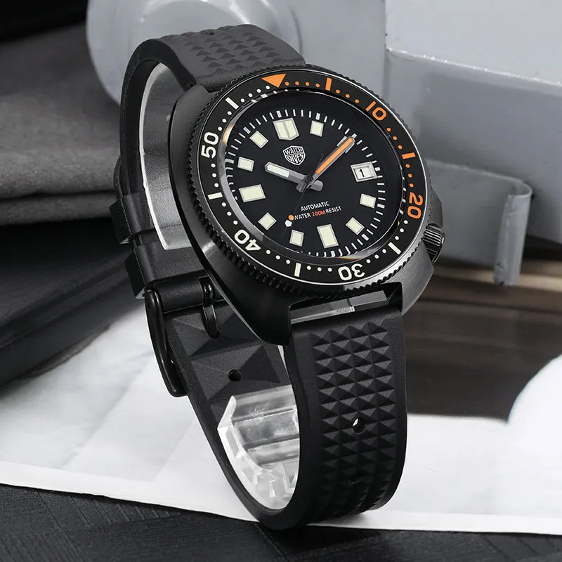 Watchdives PVD WD6105 Turtle Diver Watch