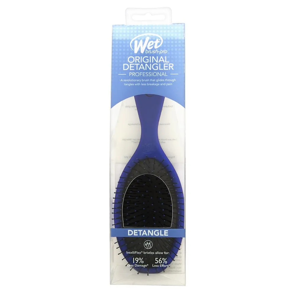 Wet Brush Detangler - Rubberised Bombshell Blue