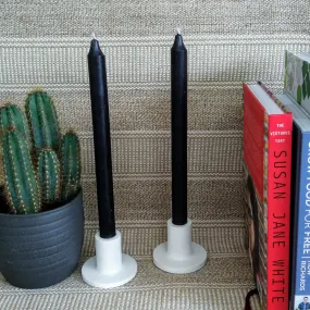 White Candle Holder Set