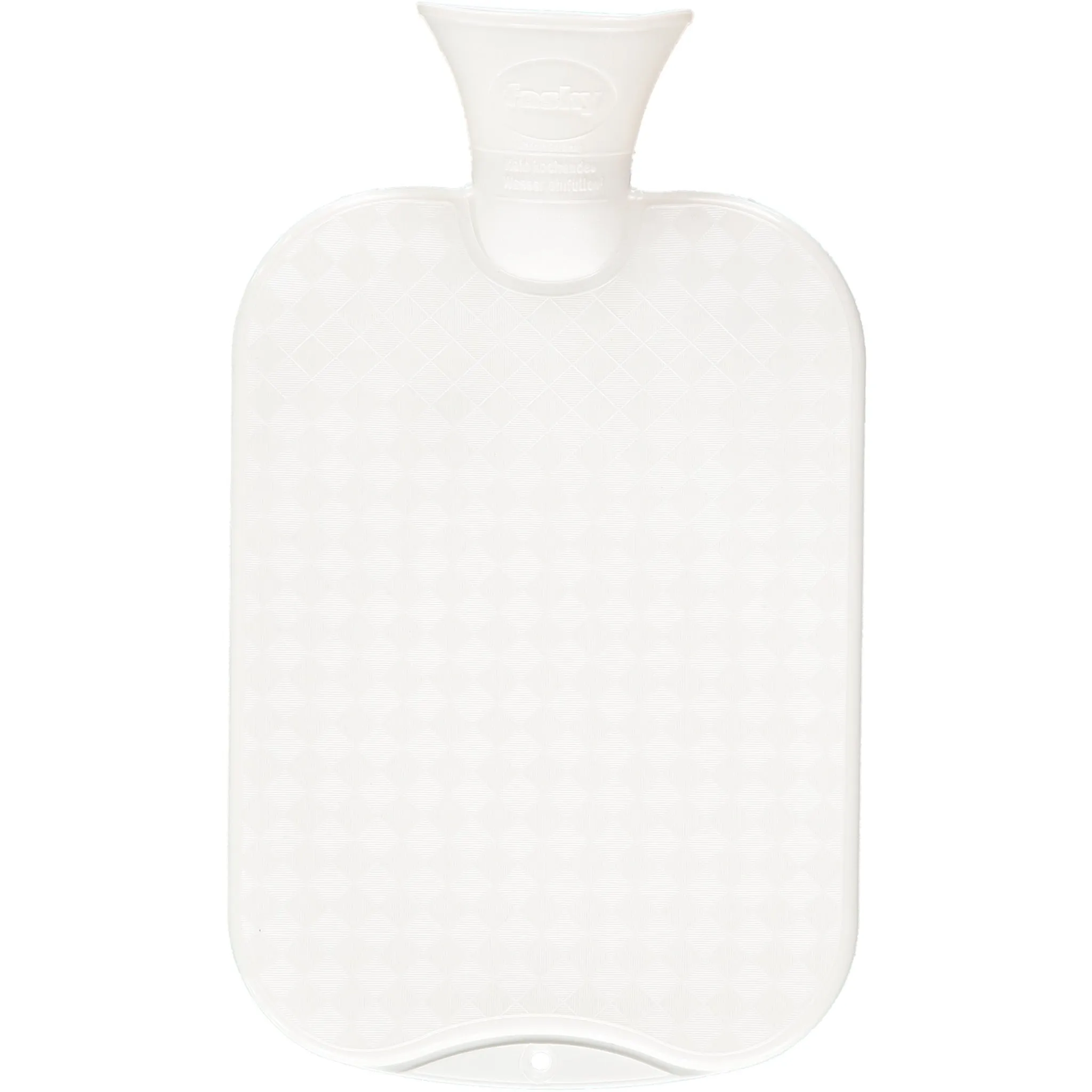 White Hot Water Bottle -  2.0 Litre thermo-plastic