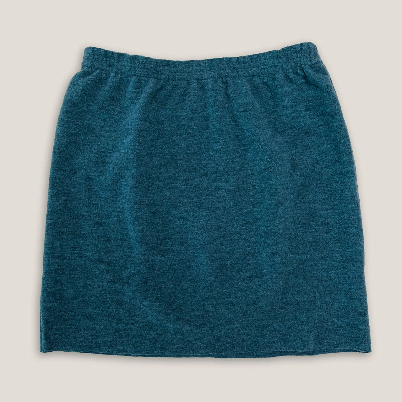 Women's Boiled Merino Wool Skirt - Pacific Melange (XS-L) *Returning 2025