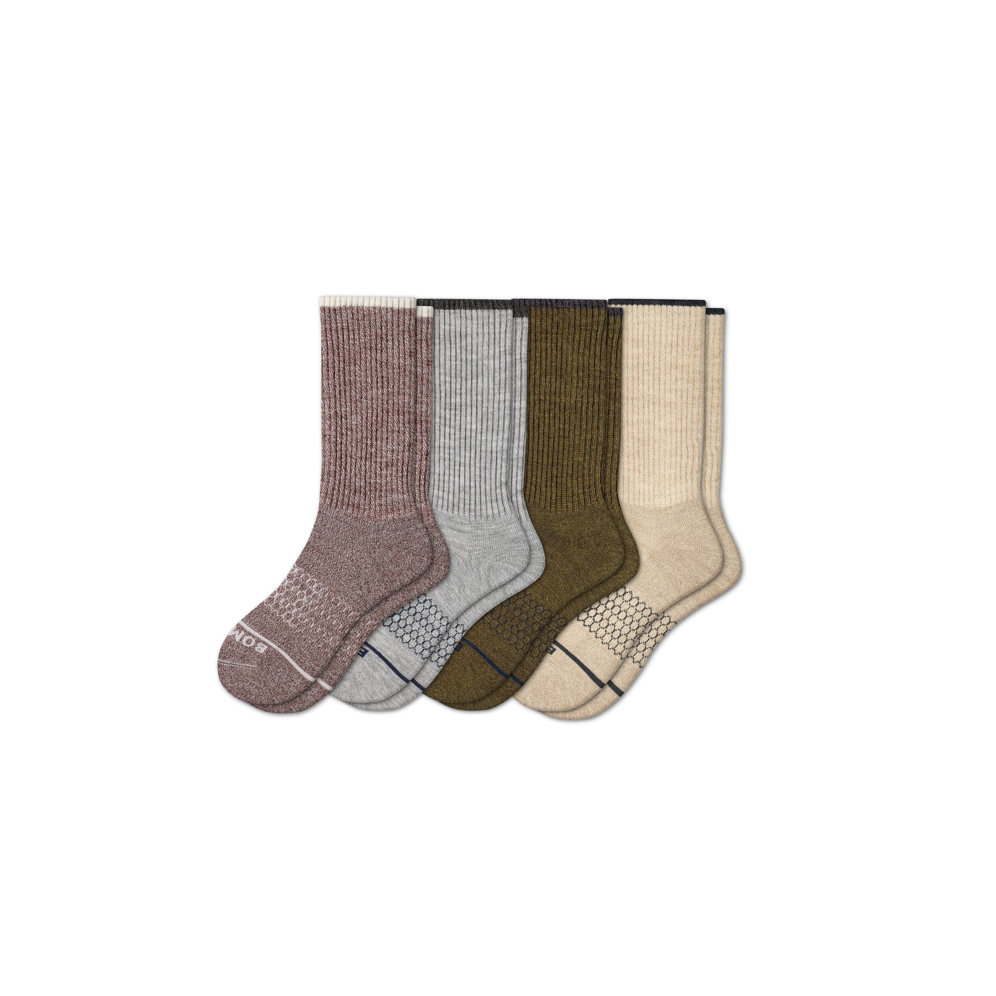 Women's Merino Wool Blend Calf Sock 4-Pack