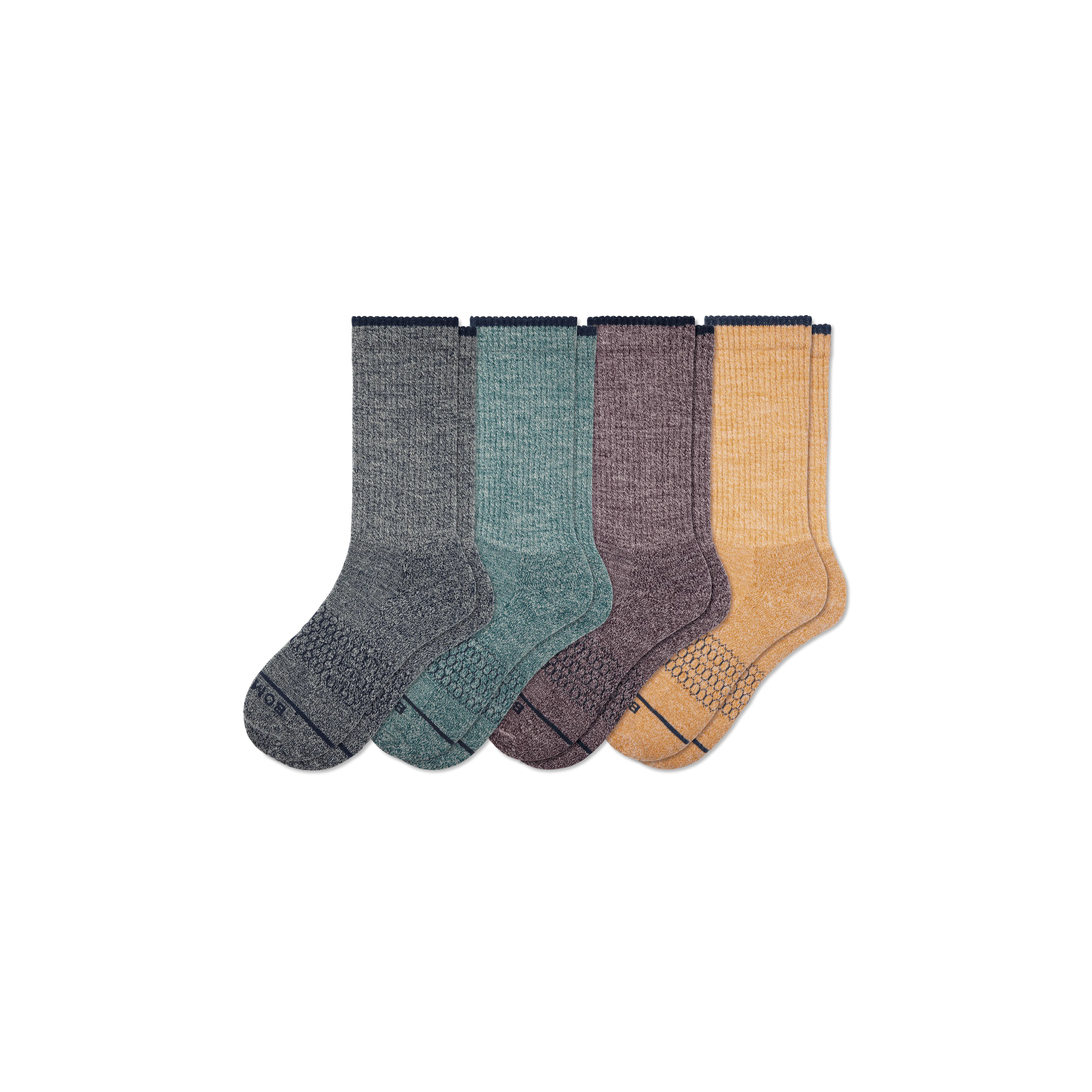 Women's Merino Wool Blend Calf Sock 4-Pack