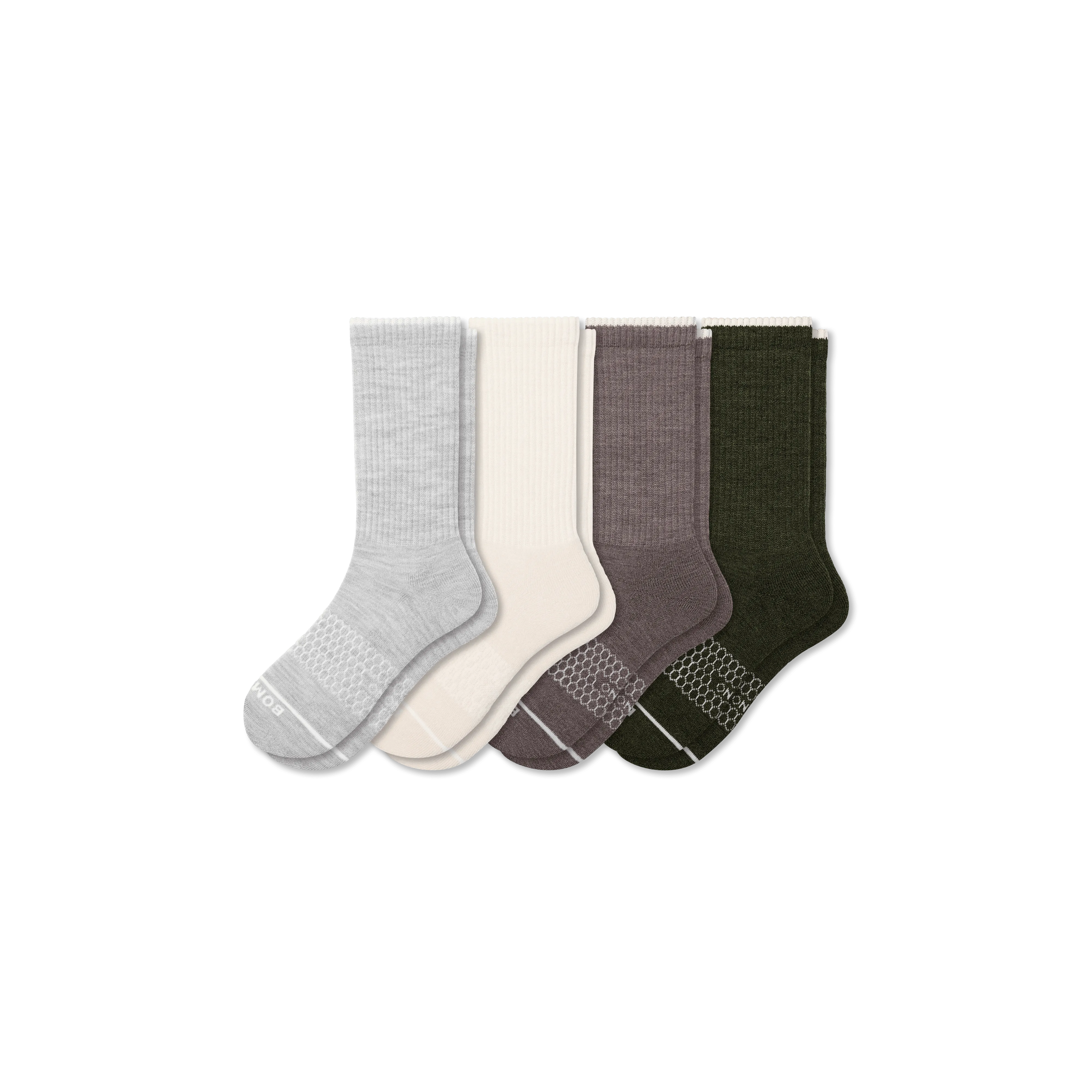 Women's Merino Wool Blend Calf Sock 4-Pack