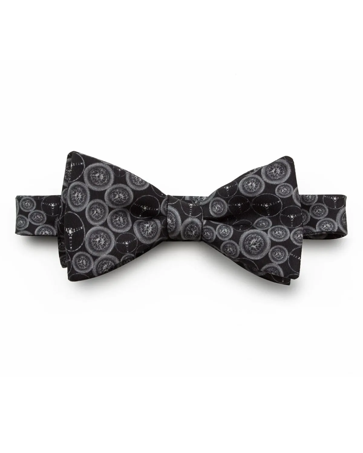 WORLD BEATER - Silk Bow Tie - Black